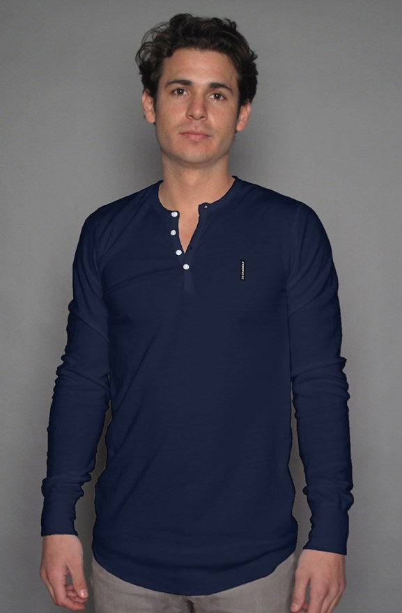 long sleeve henley