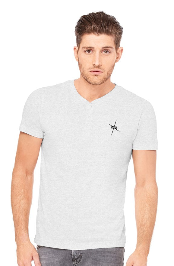 triblend henley t shirt