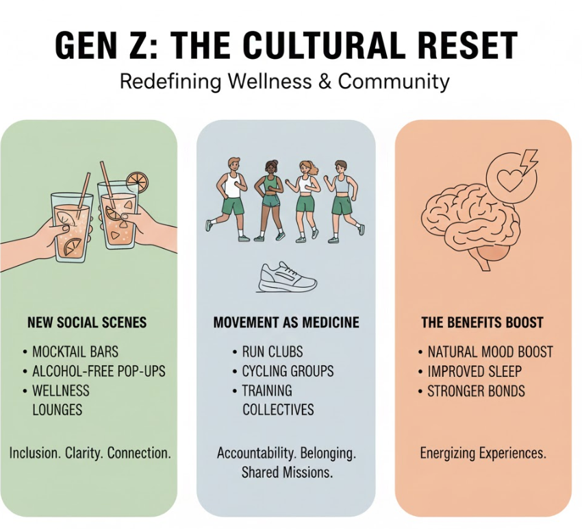 From Mocktails to Marathon Clubs: How Gen Z Is Redefining Social Welln ...