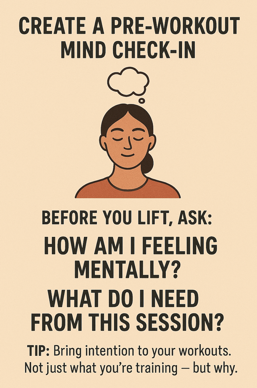 Create a Pre Workout Mind Check-In