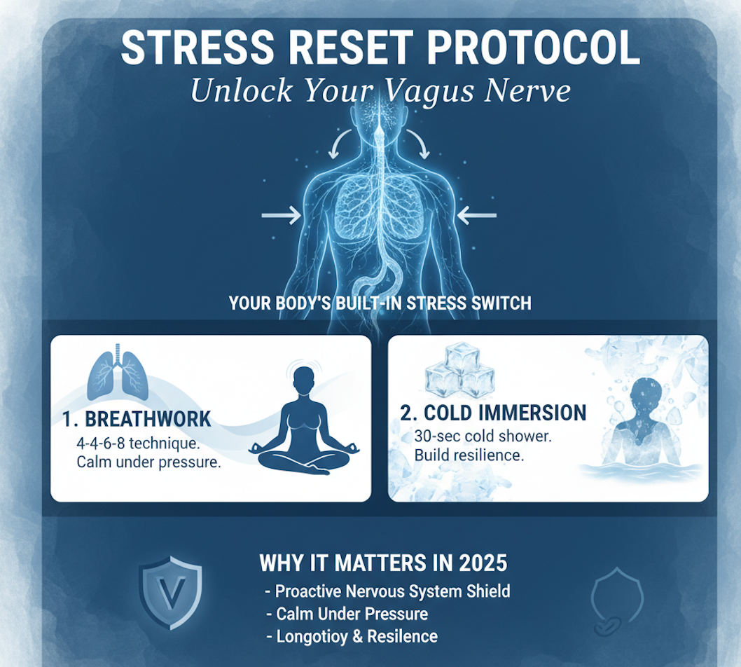 The Vagus Nerve Reset: How Breathwork and Cold Immersion Rewire Stress at the Source