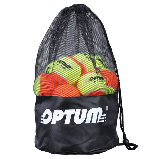 OPTUM BT-TOUR Beach Tennis Balls 50% Pressure With Mesh Shoulder Bag - 12, 24, 36 Pack Sizes