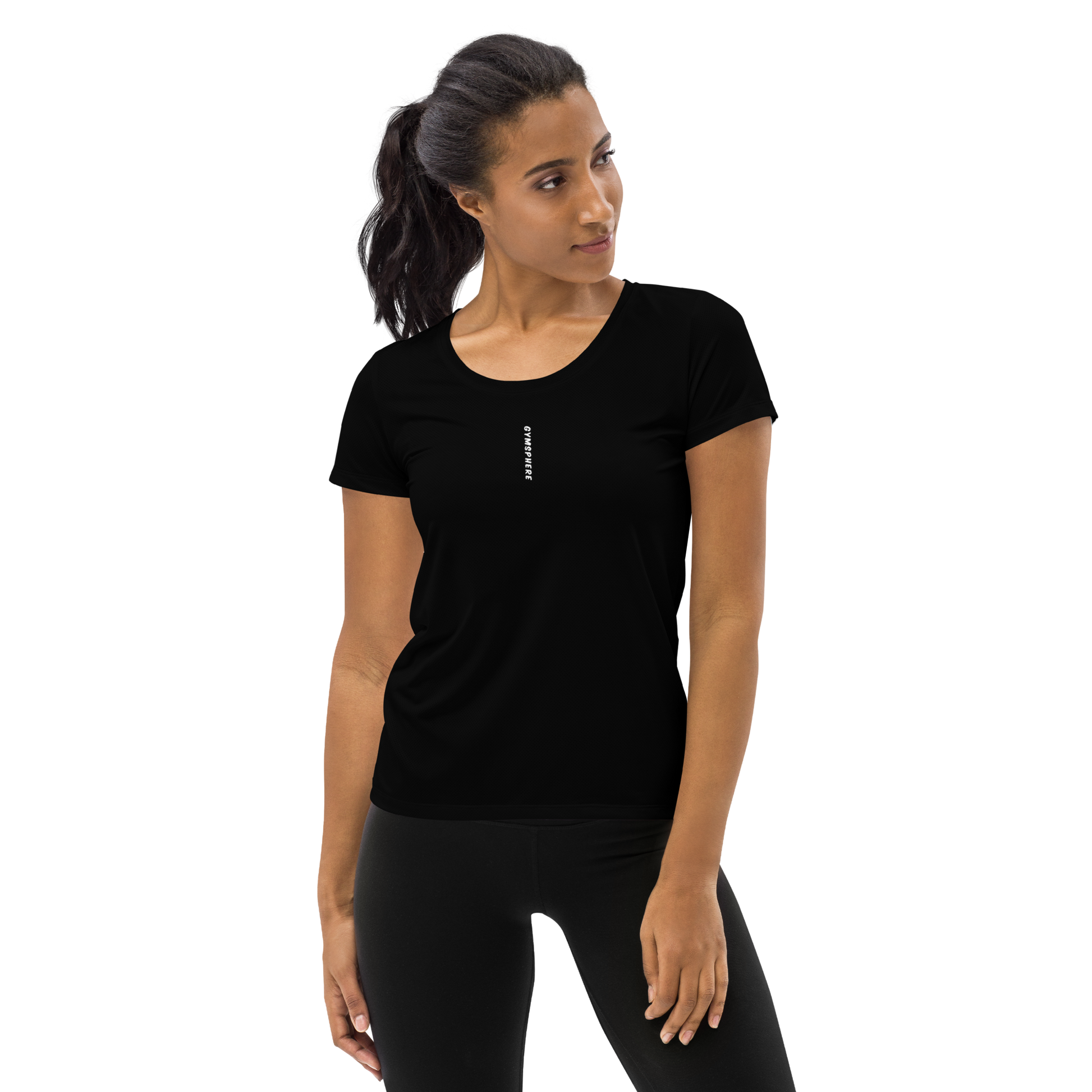 Women Black And White Stretchable Gym T Shirts at Rs 190/piece, Gym  Workout T Shirt in Faridabad